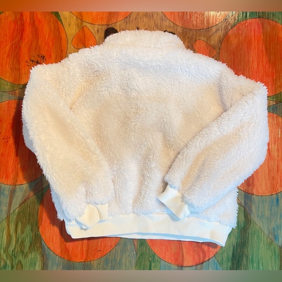 Ideology Toddler Girls Fuzzy Soft Pullover 1/4 Zip White Size 3T Polyester B - Picture 5 of 5
